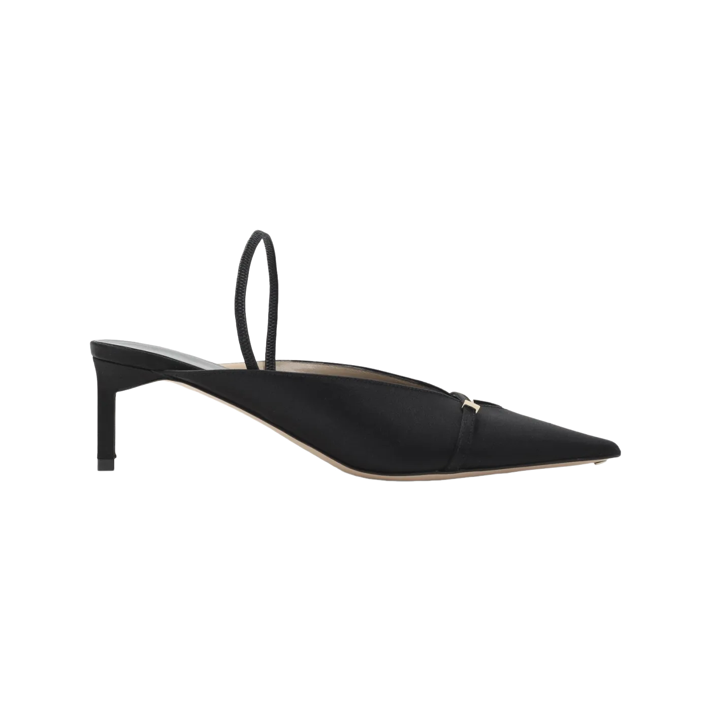 TOM FORD Black Satin Mules New & Authentic