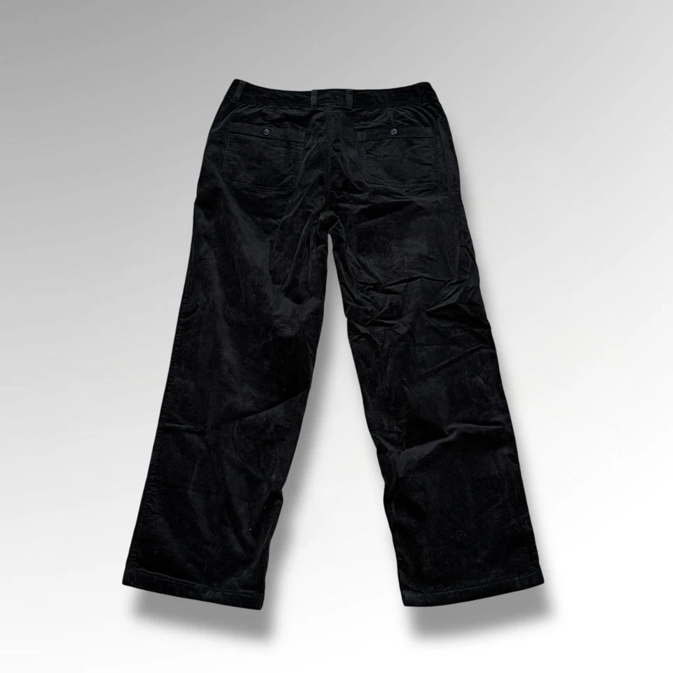I Love Ugly Black Corduroy Straight Leg Pants - Image 4 of 4