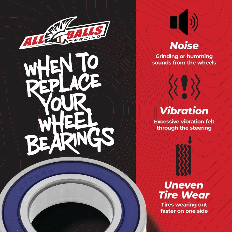 Wheel Bearing Kit Rear For Buell Firebolt XB12R 2005-2009; 25-1627 Foto 3 de 4