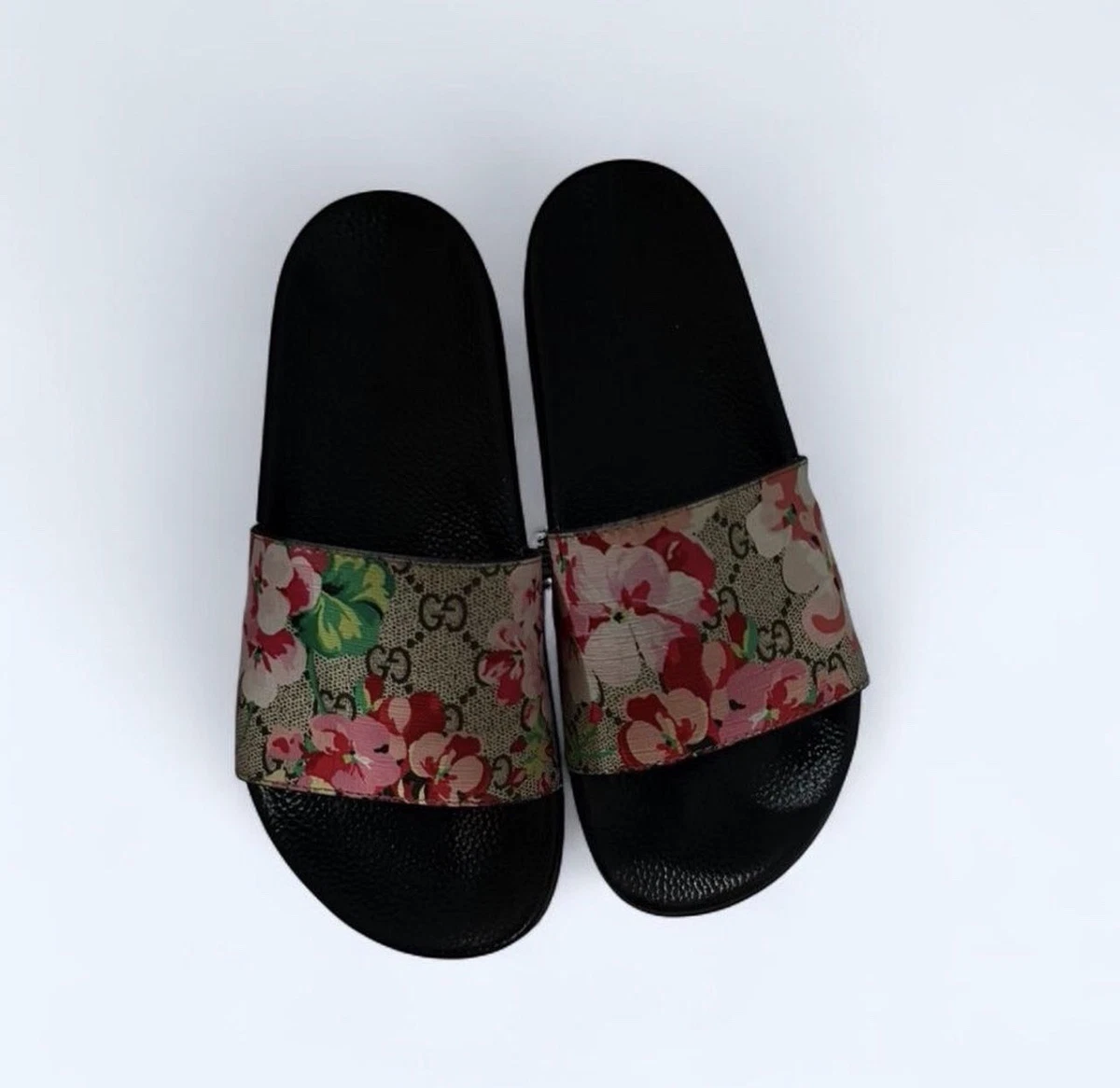 Gucci Flat (Under 1 in) Floral Sandals for Women for sale | eBay