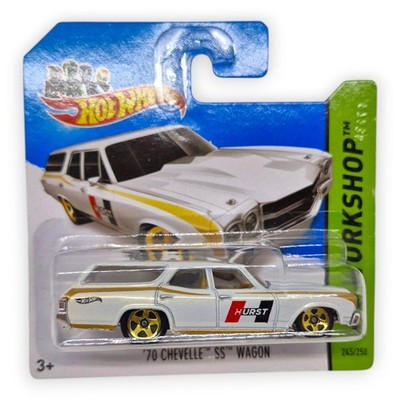 Hot Wheels 70 Chevelle SS Wagon HW Workshop Hurst Weiß Gold 245 250 Modellauto