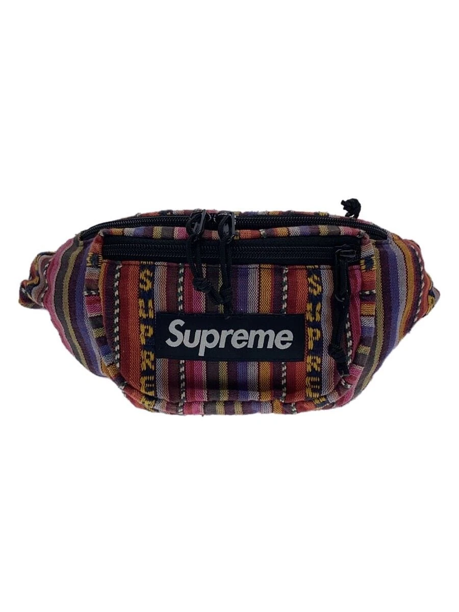 Sac taille suprême    rayures multicolores