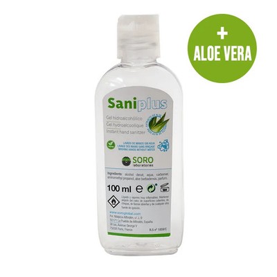 Saniplus Hydroalcoholic Hand Gel Sanitizer With Aloe Vera 100ml
