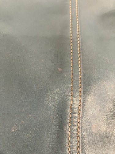 Vintage Coach Blue Leather Handbag Beautiful Color! - Picture 11 of 11