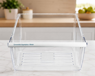 Lower Clear Crisper Pan Compatible with Whirlpool Refrigerator WP2188664 2188664