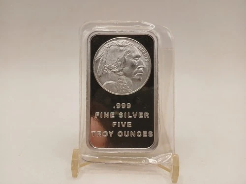5 oz SilverTowne Buffalo Silver Bar