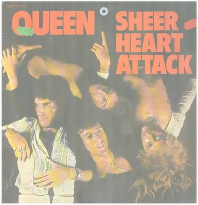 Queen Sheer Heart Attack NEAR MINT EMI Vinyl LP