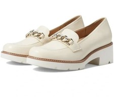 Naturalizer Women's Desi Platform Lug Sole Heeled Loafers Size 9 Wide