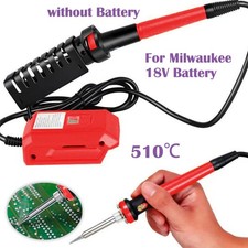 For Milwaukee 18v Battery Welding Tool Soldering Iron Station Cordless 300℃-510℃