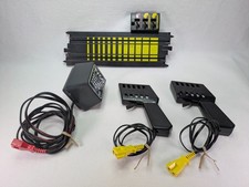 Tyco AFX 9" Terminal Track, Power Pack, 2 Controllers - All Tested, Works Good