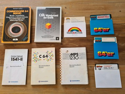 Commodore C64 Bucher Benutzerhandbuch Basic Programmierung Musik Grafik 64'er