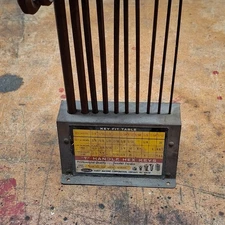 Danly T-Handle Hex Keys Set with Stand, Multiple Sizes, SAE, Metal, Black