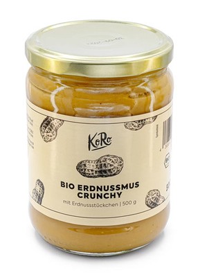 KoRo | Crunchy Bio Erdnussmus 500 g