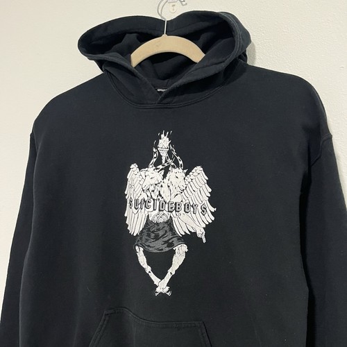 $UICIDEBOY$ Eternal Gray Tour Baphomet XL Hoodie Black Pouya G59 Records