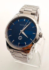 Gucci  G-Timeless Blue Dial Stainless Steel 40mm Men's  Quartz Watch - YA126371