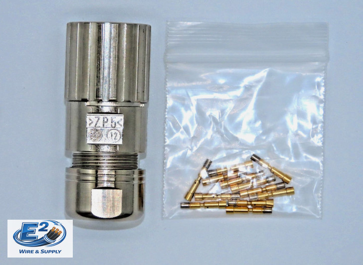 M23 12 Position Female Straight Connectors with Contacts