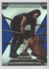 2010 Topps Platinum WWE Platinum Performance Blue /199 Undertaker #PP-17