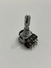 VTG Single Linear Rotary Taper Potentiometer for Audio Bass Control M10K ΩABX2