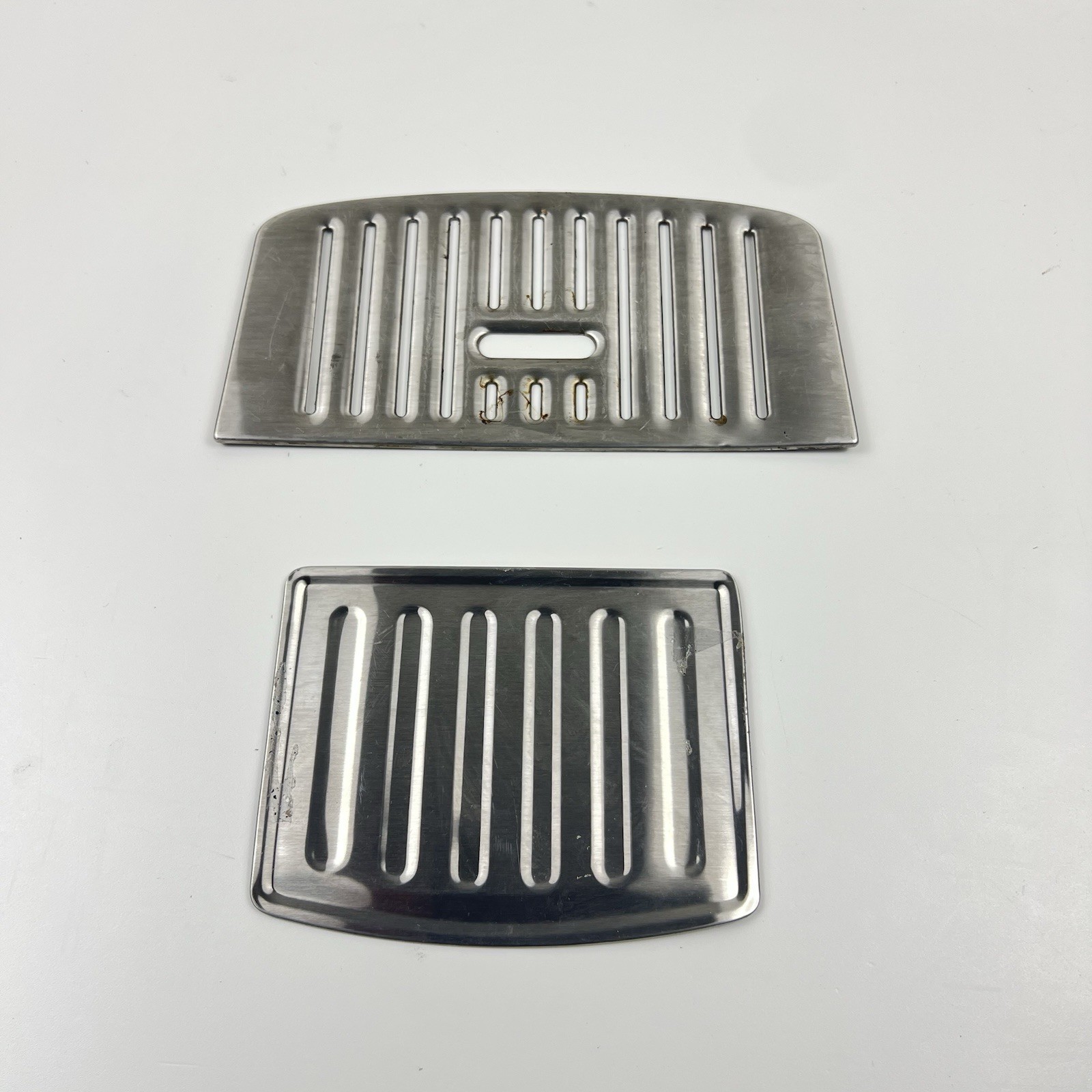 Krups Type XP4030 Espresso Machine Stainless Steel Top And Bottom Trays