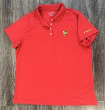 Vintage Women’s UPS United Parcel Service Red Performance Polo Shirt- Large