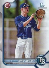 2022 Bowman Draft Paper Prospects #BD-81 Ryan Cermak 1st Tampa Bay Rays