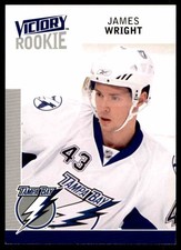2009-10 Upper Deck Victory Update James Wright Rookie Tampa Bay Lightning #330