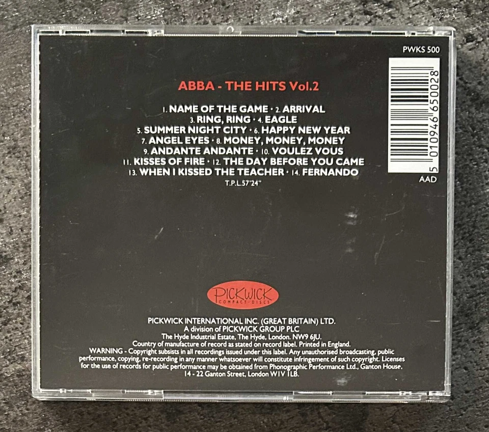 Abba - The Hits 2 - CD - Top Zustand - Nichtraucher - Bild 3 von 3