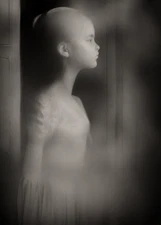 ACEO e9Art vintage photography art girl woman ethereal ballerina Trading Card