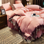 Bedding Set Princess Ruffle Duvet Cover Bedspread Bed Skirt Sheet Pillowcase Set Tanio, WYPRZEDAŻ