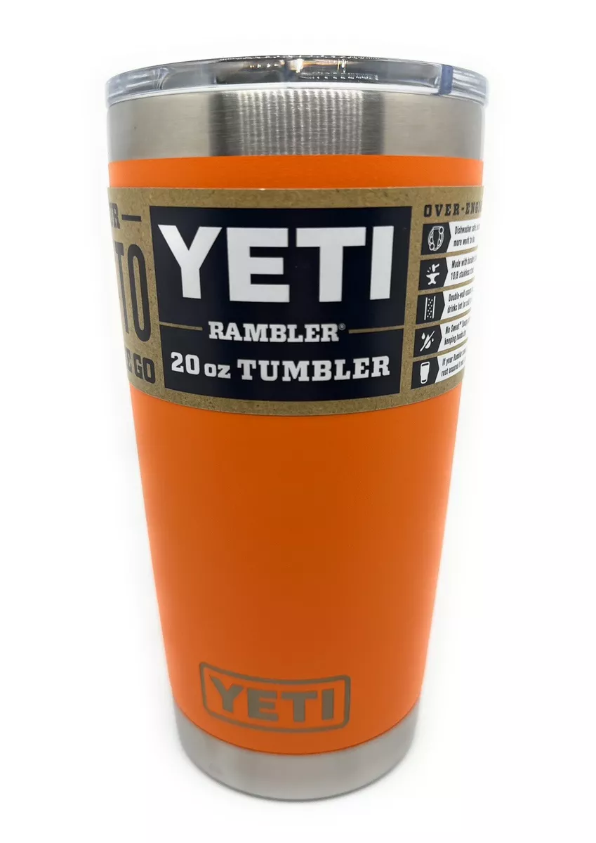 YETI Rambler 20 oz. Tumbler & 16 oz Pint King Crab Orange-Limited Edition  Color