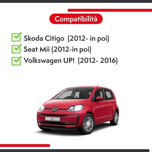 Calotta Specchietto Retrovisore Nera, Destra Per Skoda Citigo, Seat Mii, Vw Up! - Imagen 5 de 7