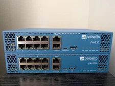 PALO ALTO PAN-PA-220 NEXT GEN FIREWALL - Pair of Two -  PanOS-10.2.10-h21