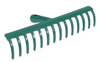 Metallrechen Laubrechen Gartenrechen Rasenrechen Gras Harke Laub 18 Zinken