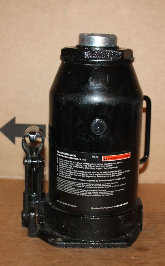 Husky Bottle Jack Black 20-Ton 756321 (No Lever) | eBay