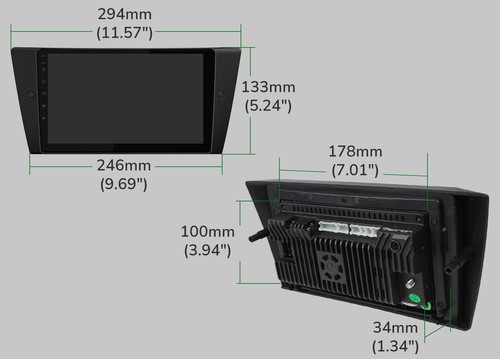Android Auto 13 Autoradio CarPlay GPS Navi Bluetooth für BMW 3er E90 E91 E92 E93 - Bild 20 von 20