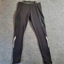 Sugoi Reflective Unisex Subzero Zap Tight Size XL Footless Cycling Pants Black