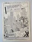 Flash Annual 1 Page 1 Original Comic Art Title Splash Page Ed Benes (1994)