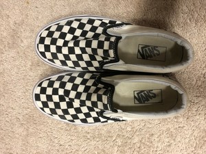 used checkered vans