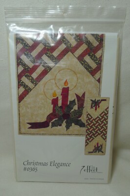 CHRISTMAS ELEGANCE #0365 A Little More Effect Pattern Table Runner New/uncut