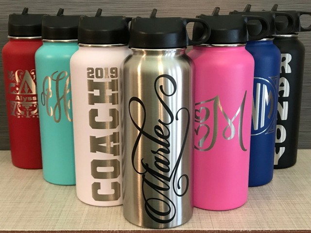 hydro flask name engraving