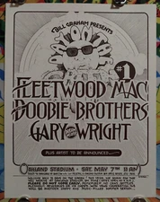 Fleetwood Mac Day on the Green #1 Bill Graham Presents 1977 Poster