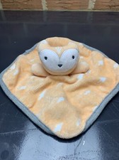 Cloud Island Orange Fox Baby Security Bath Plush Wash Cloth Terrycloth Lovey 8