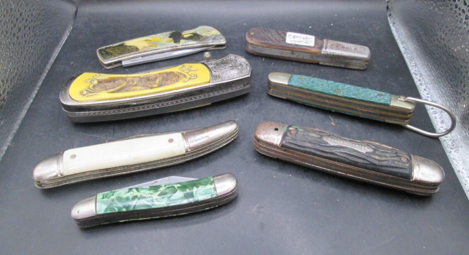 Lot of Vintage Pocket Knifes Autopoint John Primble Prov. Cutlery Girl Scout ++*