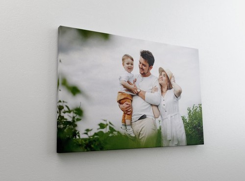 30"x40" PREMIUM CUSTOM CANVAS PRINT Ready to Hang Framed Family Photo Art 300DPI - Picture 5 of 6