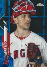 2020 Topps Chrome Update SAPPHIRE #U-232 Jason Castro - Los Angeles Angels