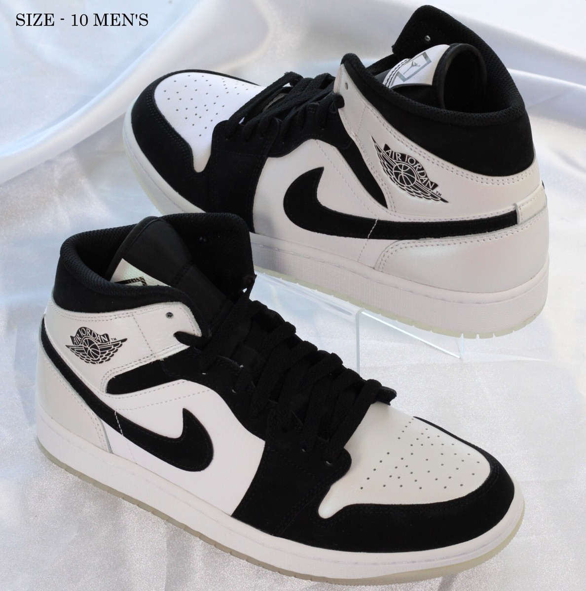 JORDAN 1 MID SE “DIAMOND SHORTS” SIZE 10M Jordan 1 Mid SE Diamond | eBay main image 4