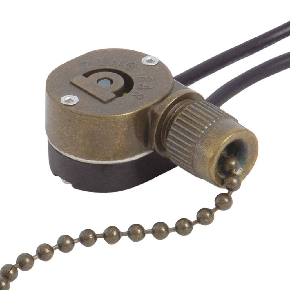 Metal Pull Chain Switch ZE-109M for Ceiling Fan Light Two-Wire-image