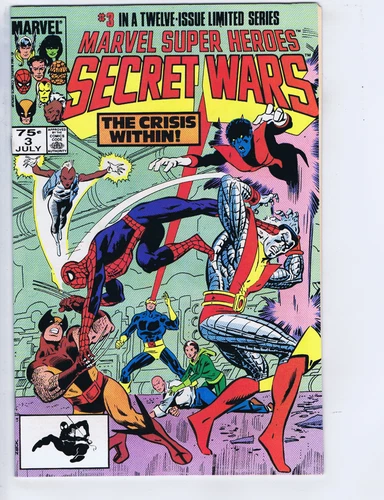 Marvel Super-Heroes Secret Wars #3 Marvel 1984  1st app. of Titania 2nd PRINT