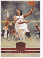 CHRIS BOSH 2009-10 Panini Court Kings 5 x 7 Box Topper #28 Auto /49 Autograph