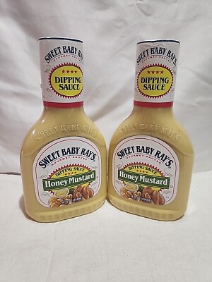 Sweet Baby Ray's Honey Mustard Dipping Sauce 2 Bottle Pack
